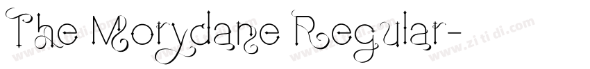 The Morydane Regular字体转换 The Morydane Regular字体转换